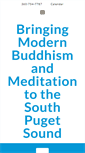 Mobile Screenshot of meditateinolympia.org